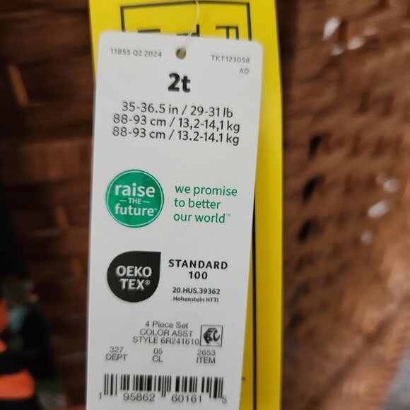 Carter's Kids 4-piece Halloween Dinosaur Pajama Set (2 outfits) - Size 2T - NWT - Picture 5 of 5